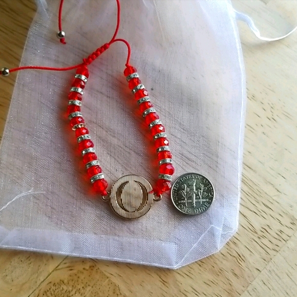 NWOT Religious Red Adjustable Bracelet - Picture 3 of 4